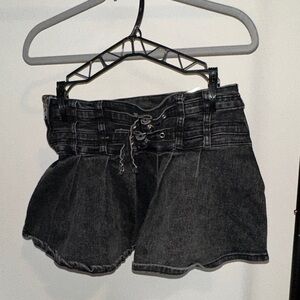 Stylish Black Denim Women Shorts